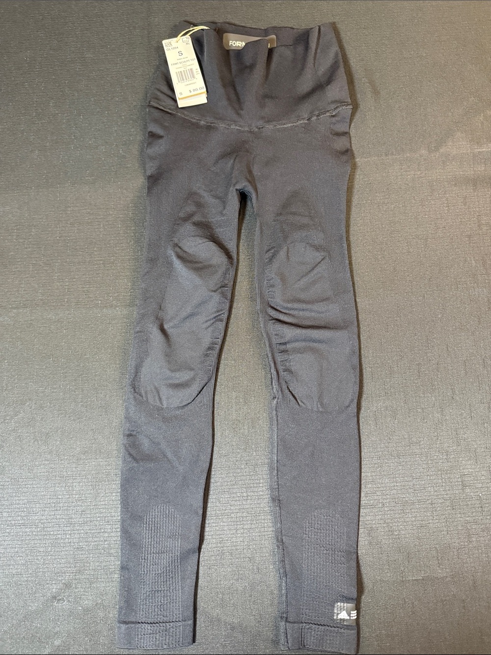 adidas Black High-Waist Seamless Performance Leggings FORMOTION NWT